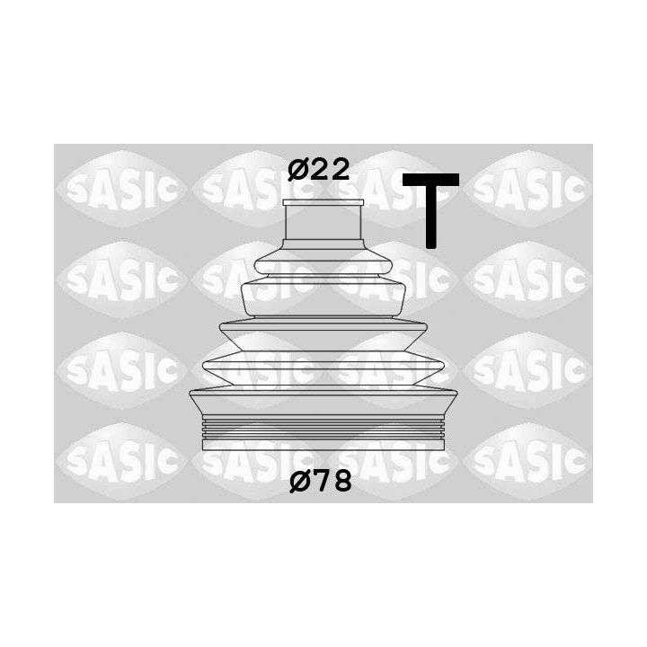 Gofruotoji membrana, kardaninis velenas SASIC 9004722