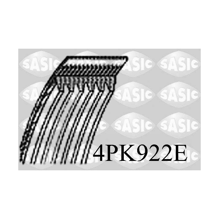 V formos rumbuoti diržai SASIC 4PK922E