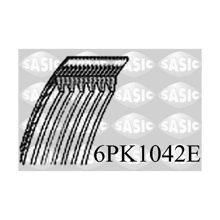 V formos rumbuoti diržai SASIC 6PK1042E