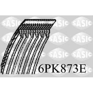 V formos rumbuoti diržai SASIC 6PK873E