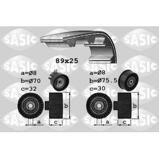 Paskirstymo diržo komplektas SASIC 1754023