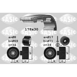 Paskirstymo diržo komplektas SASIC 1756022