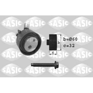 įtempiklio skriemulys, paskirstymo diržas SASIC 1704005