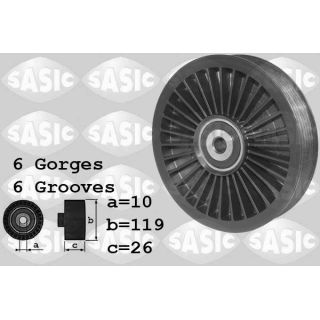 Kreipiantysis skriemulys, V formos rumbuotas diržas SASIC 1624062
