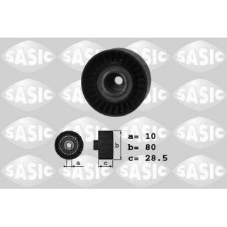 Kreipiantysis skriemulys, V formos rumbuotas diržas SASIC 1626077