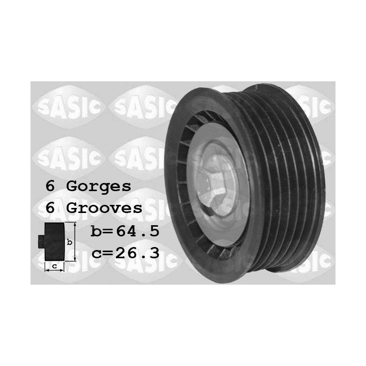 Kreipiantysis skriemulys, V formos rumbuotas diržas SASIC 1626218