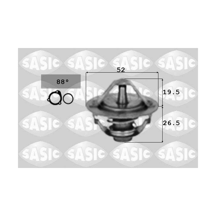 Termostatas, aušinimo skystis SASIC 3306032