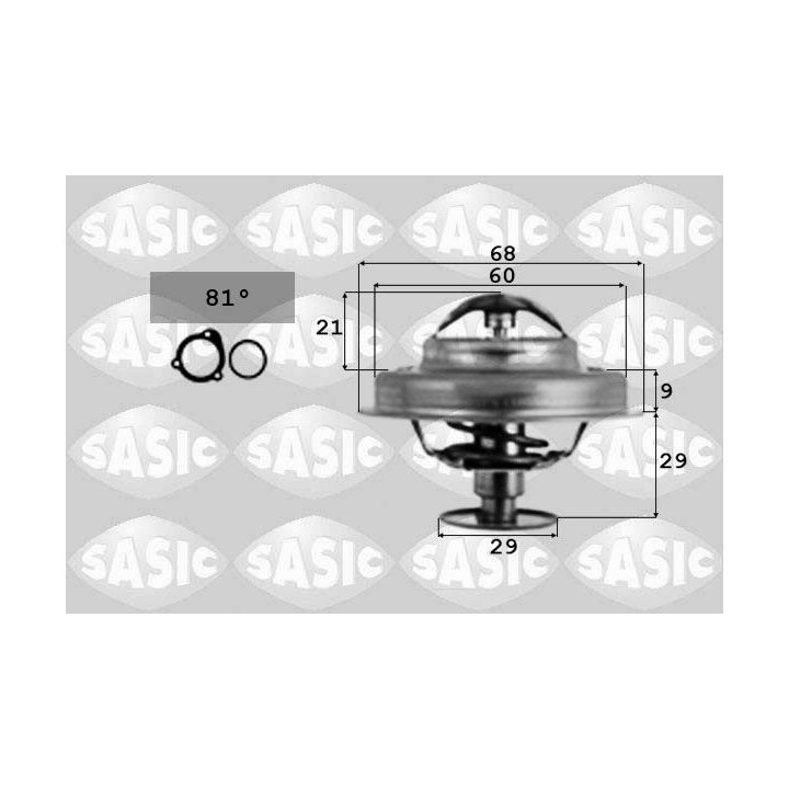 Termostatas, aušinimo skystis SASIC 3371641