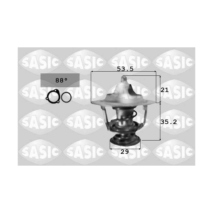 Termostatas, aušinimo skystis SASIC 3381031