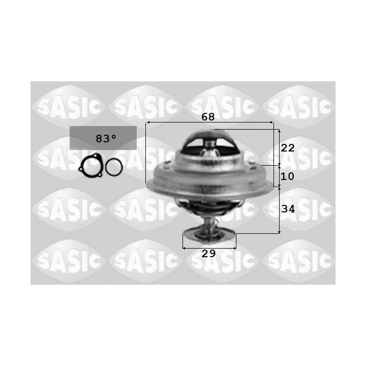 Termostatas, aušinimo skystis SASIC 3381251