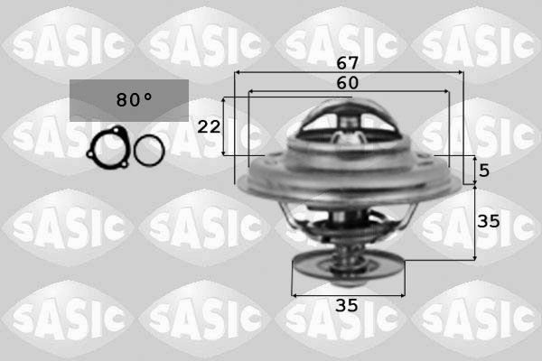 Termostatas, aušinimo skystis SASIC 9000337