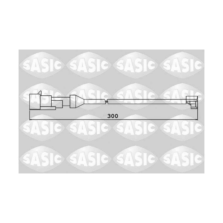 įspėjimo kontaktas, stabdžių trinkelių susidėvėjimas SASIC 6236004