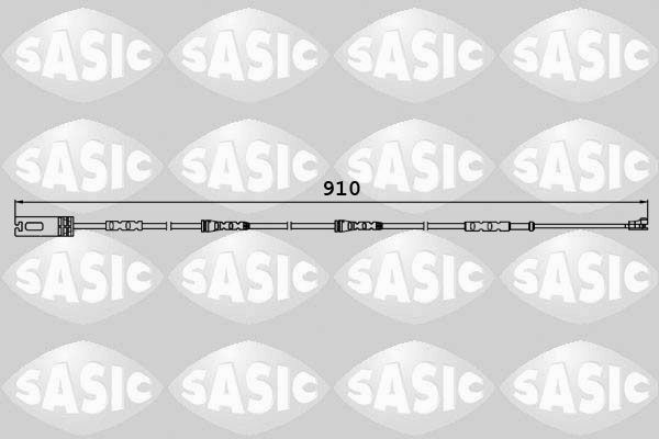 įspėjimo kontaktas, stabdžių trinkelių susidėvėjimas SASIC 6236019