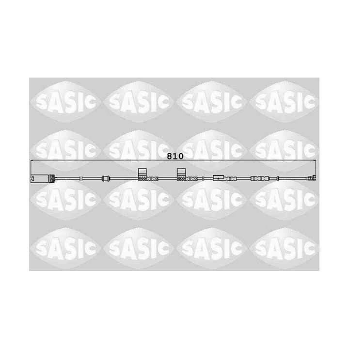 įspėjimo kontaktas, stabdžių trinkelių susidėvėjimas SASIC 6236040