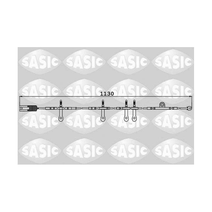 įspėjimo kontaktas, stabdžių trinkelių susidėvėjimas SASIC 6236041