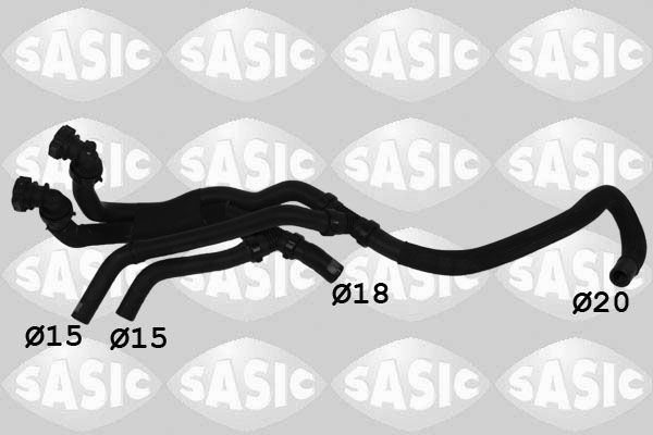 Radiatoriaus žarna SASIC 3404199