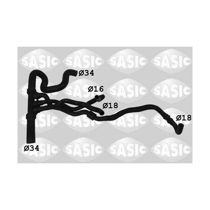 Radiatoriaus žarna SASIC 3404202