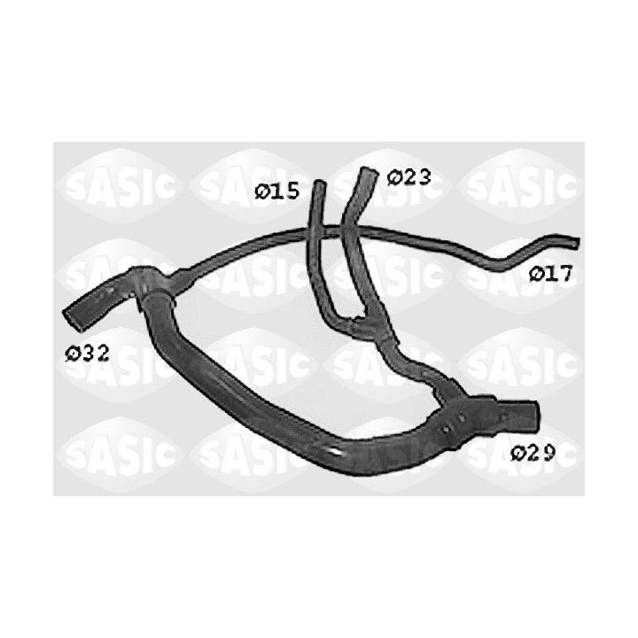 Radiatoriaus žarna SASIC SWH4193