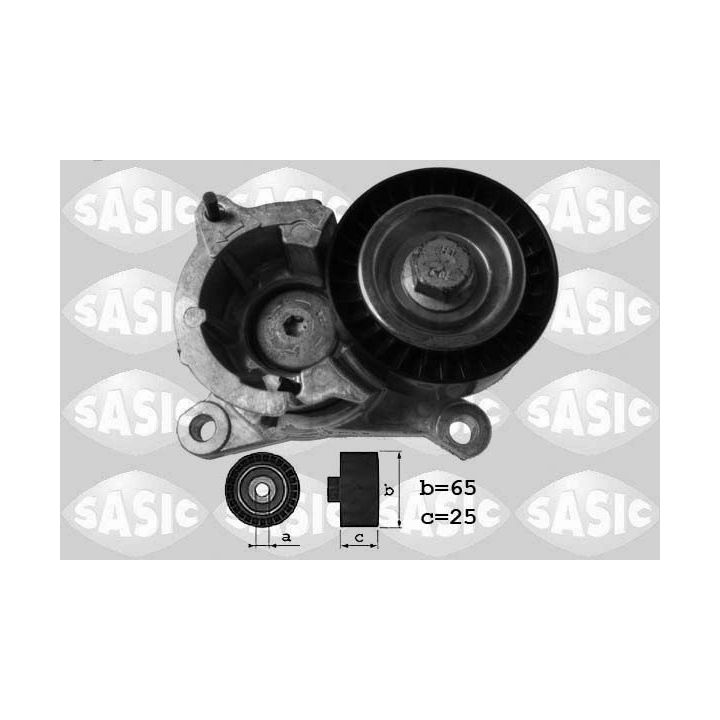 Diržo įtempiklis, V formos rumbuotas diržas SASIC 1620039