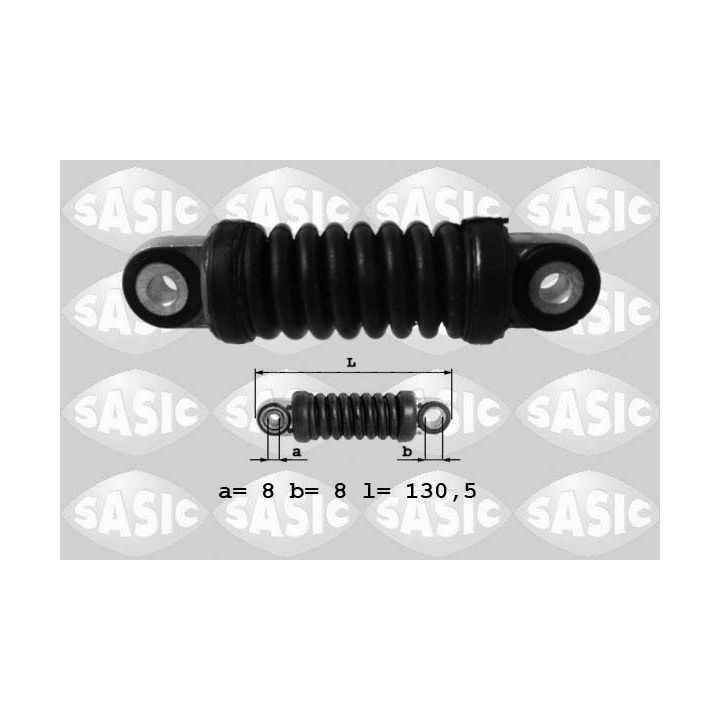 Diržo įtempiklis, V formos rumbuotas diržas SASIC 1620043