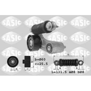 Diržo įtempiklis, V formos rumbuotas diržas SASIC 1624002