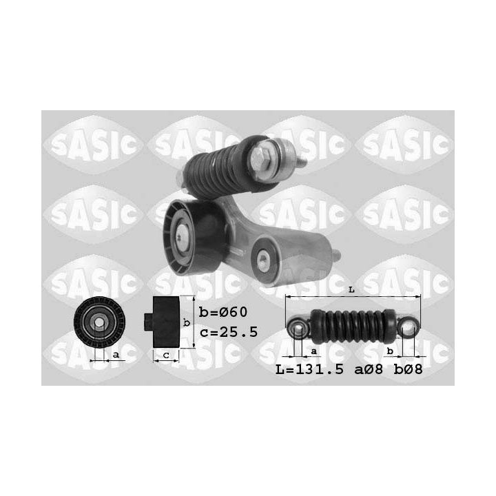 Diržo įtempiklis, V formos rumbuotas diržas SASIC 1624002