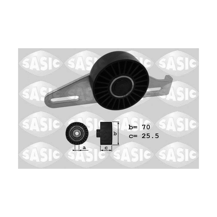 Diržo įtempiklis, V formos rumbuotas diržas SASIC 1624015