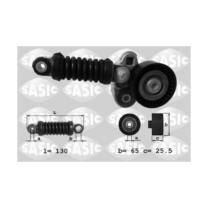 Diržo įtempiklis, V formos rumbuotas diržas SASIC 1624026