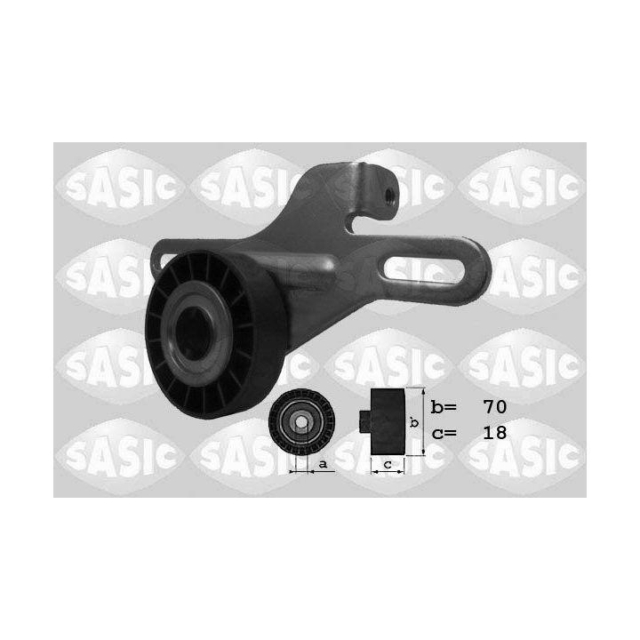 Diržo įtempiklis, V formos rumbuotas diržas SASIC 1624029