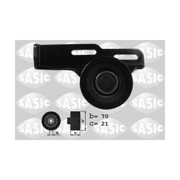 Diržo įtempiklis, V formos rumbuotas diržas SASIC 1624046