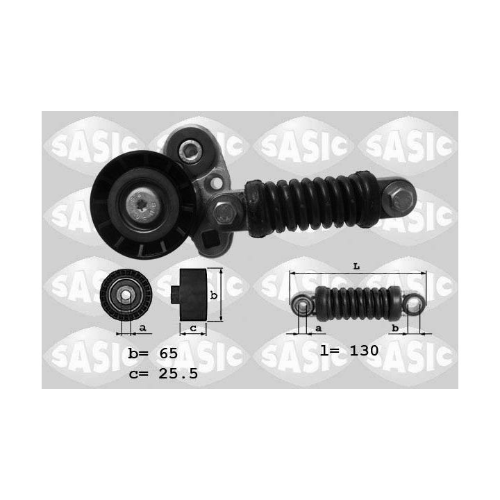 Diržo įtempiklis, V formos rumbuotas diržas SASIC 1624047