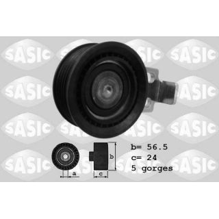 Diržo įtempiklis, V formos rumbuotas diržas SASIC 1624057