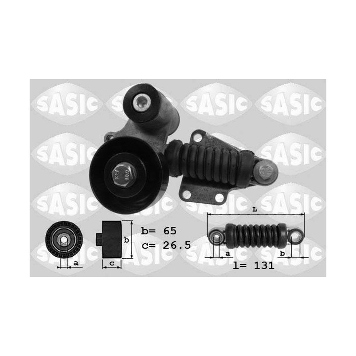 Diržo įtempiklis, V formos rumbuotas diržas SASIC 1626011