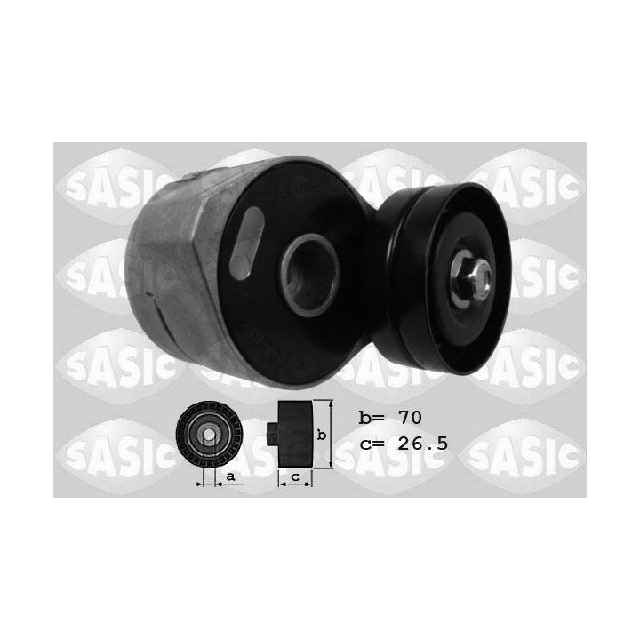 Diržo įtempiklis, V formos rumbuotas diržas SASIC 1626115