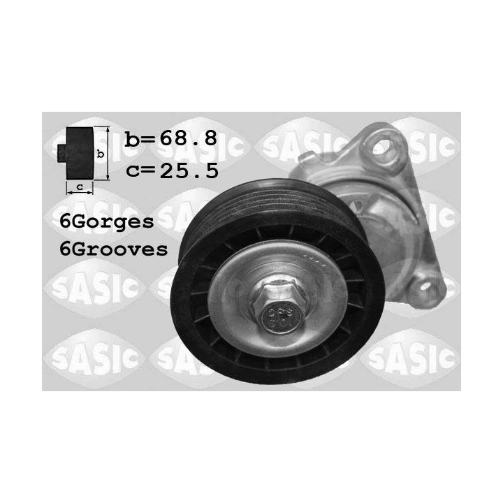 Diržo įtempiklis, V formos rumbuotas diržas SASIC 1626185