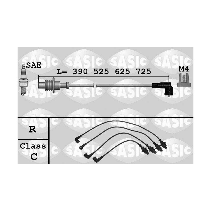 Uždegimo laido komplektas SASIC 9280001
