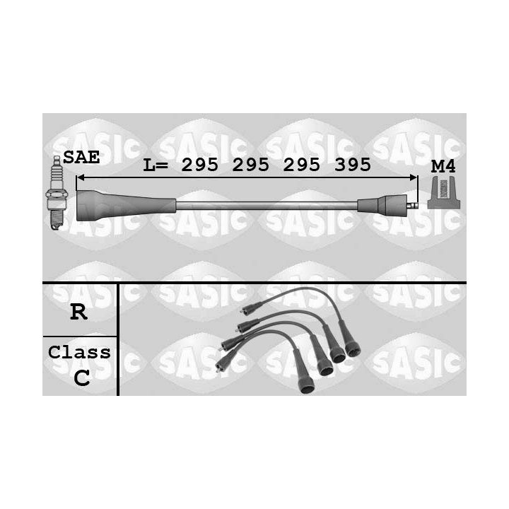 Uždegimo laido komplektas SASIC 9284001