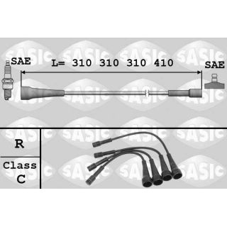 Uždegimo laido komplektas SASIC 9284003