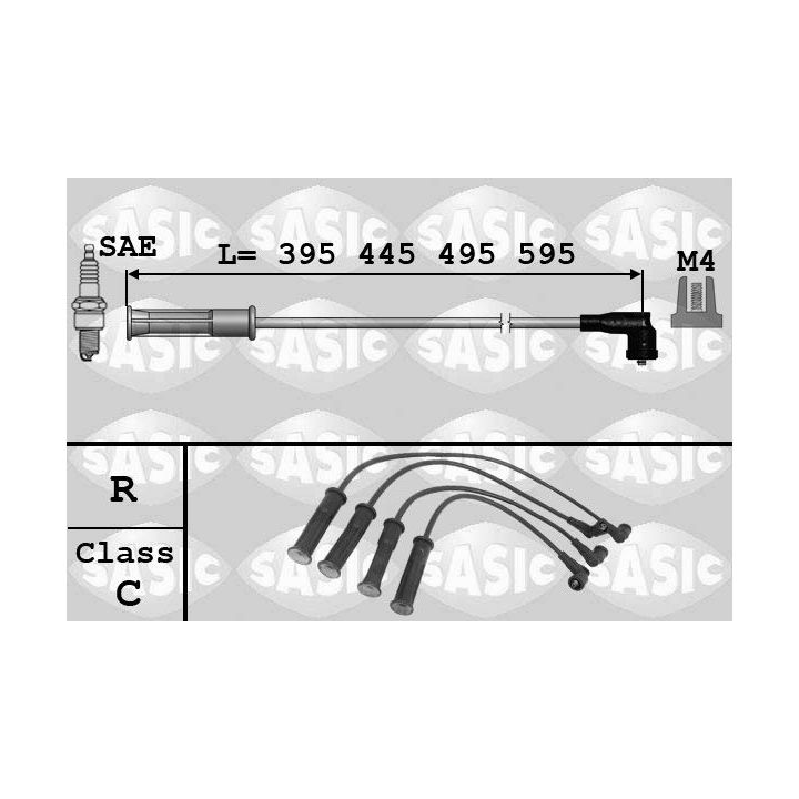 Uždegimo laido komplektas SASIC 9284004