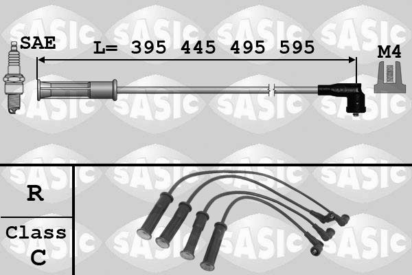 Uždegimo laido komplektas SASIC 9284004