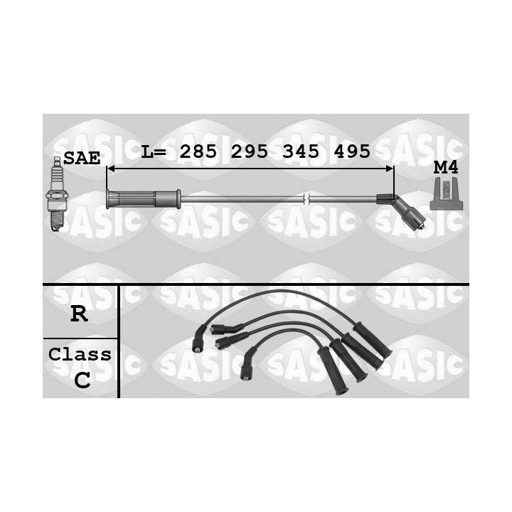Uždegimo laido komplektas SASIC 9284006