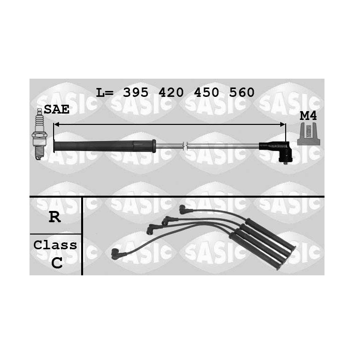 Uždegimo laido komplektas SASIC 9284011