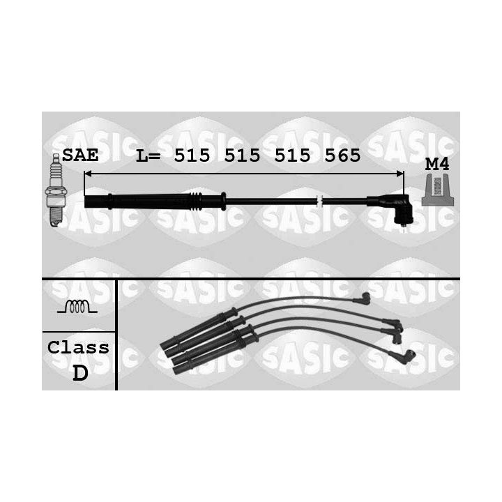 Uždegimo laido komplektas SASIC 9284012
