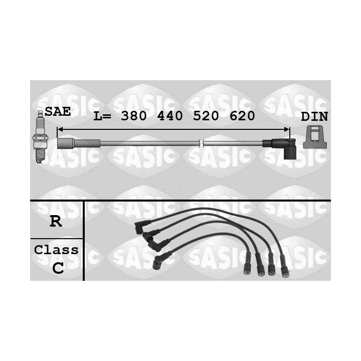 Uždegimo laido komplektas SASIC 9286005