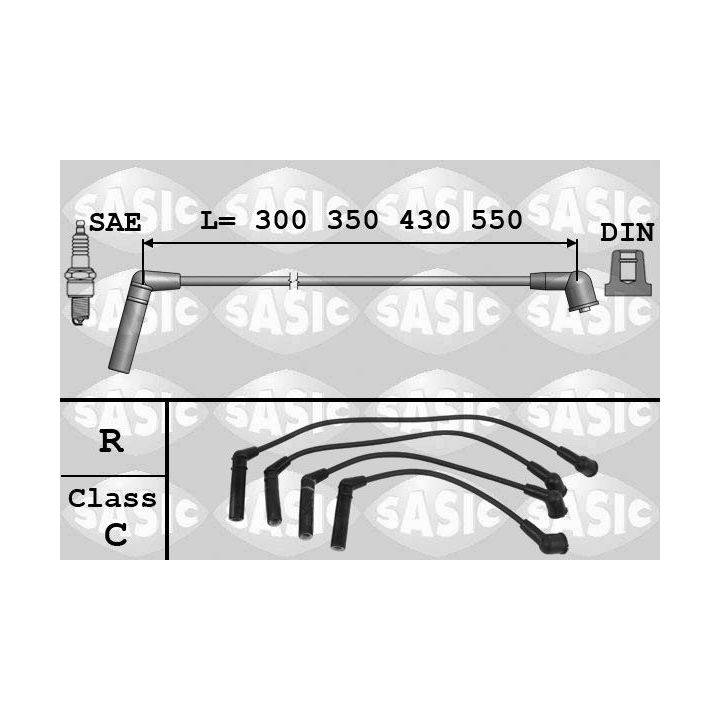 Uždegimo laido komplektas SASIC 9286007