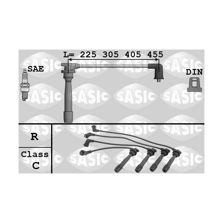 Uždegimo laido komplektas SASIC 9286051