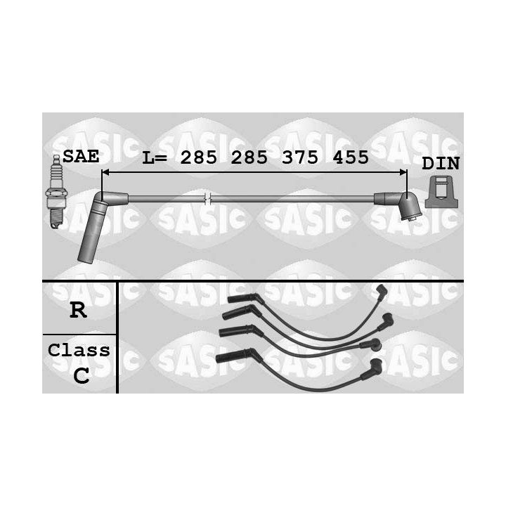 Uždegimo laido komplektas SASIC 9286059