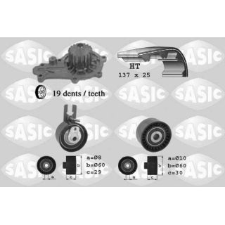 Vandens siurblio ir paskirstymo diržo komplektas SASIC 3900014
