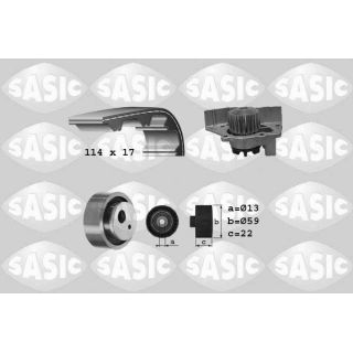 Vandens siurblio ir paskirstymo diržo komplektas SASIC 3900036