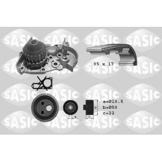 Vandens siurblio ir paskirstymo diržo komplektas SASIC 3904002